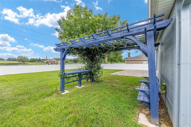 7054 SW 64th Ter, Ocala, FL 34476 - view of yard featuring a pergola and a patio