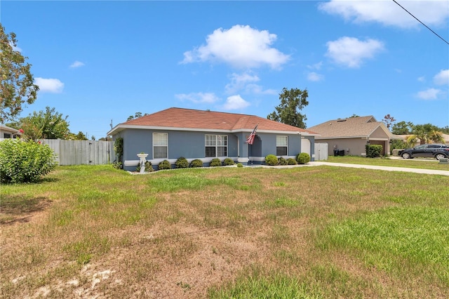 14762 SW 22nd Court Rd, Ocala, FL 34473 - single story home featuring driveway, stucco siding, and a garage