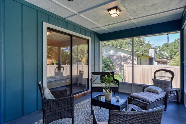 2855 SE 38th St, Ocala, FL 34480 - sunroom / solarium featuring outdoor lounge area