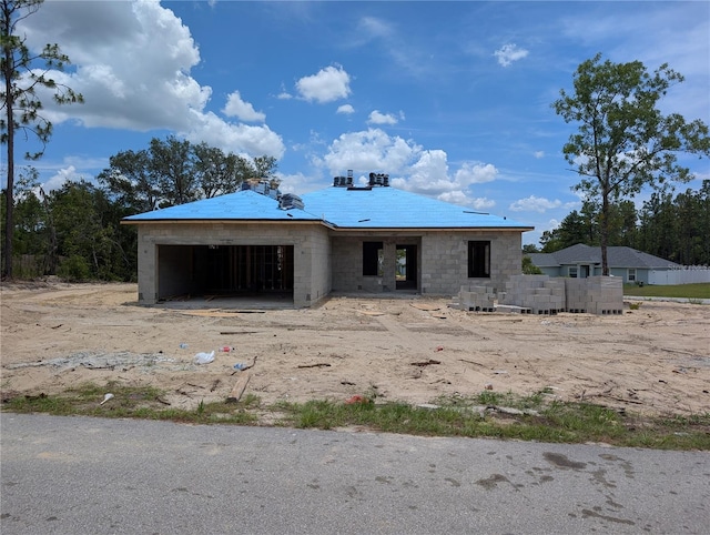 13322 SW 85th Cir, Ocala, FL 34473 - property under construction with concrete block siding
