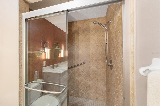 9085 SW 96th Ln Unit B, Ocala, FL 34481 - bathroom with a stall shower and toilet