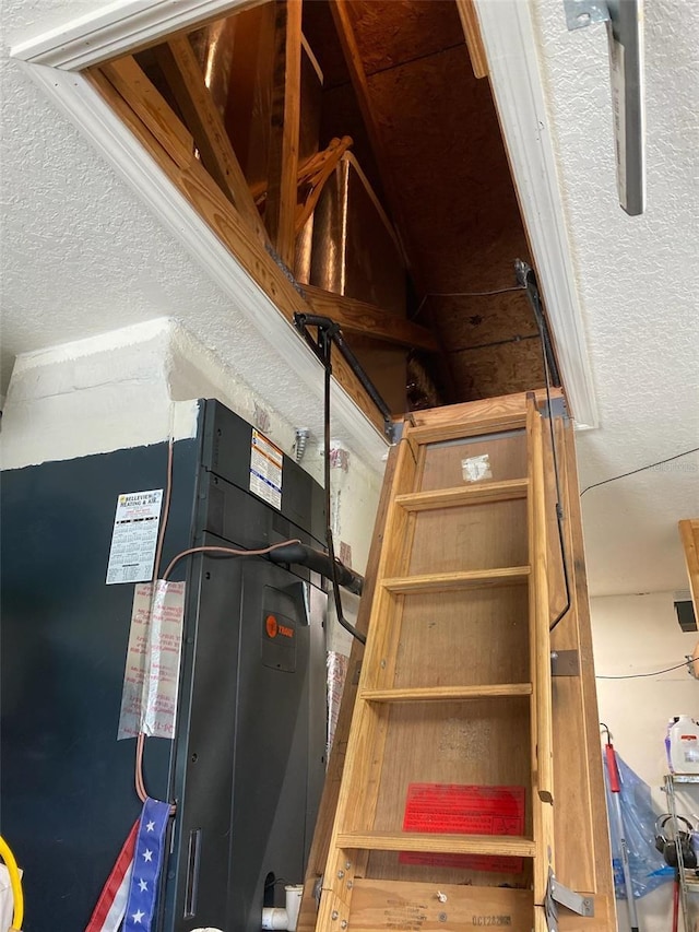 9923 SE 64th Ave, Belleview, FL 34420 - stairway with heating unit