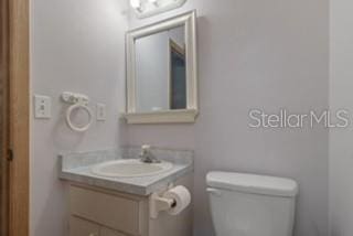 7808 E Savannah Dr, Floral City, FL 34436 - half bathroom with vanity and toilet