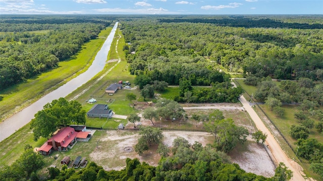 7435 N Nature Trl, Hernando, FL 34442 - aerial view of property's location with a forest