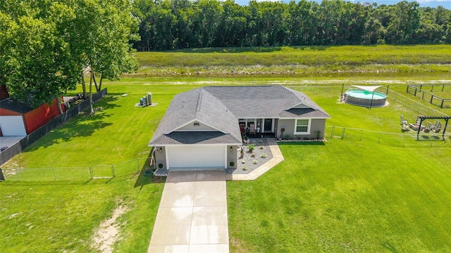 7435 N Nature Trl, Hernando, FL 34442 - aerial view of property and surrounding area