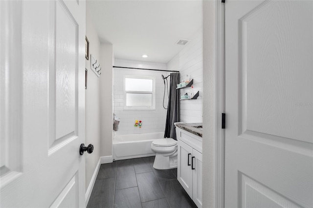 7435 N Nature Trl, Hernando, FL 34442 - full bathroom featuring shower / bath combination with curtain and vanity