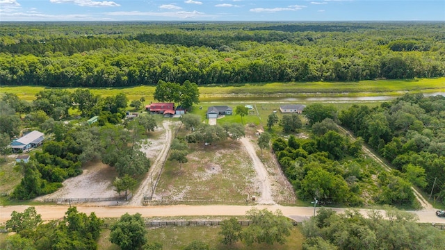 7435 N Nature Trl, Hernando, FL 34442 - aerial view of property's location featuring a heavily wooded area and a nearby body of water