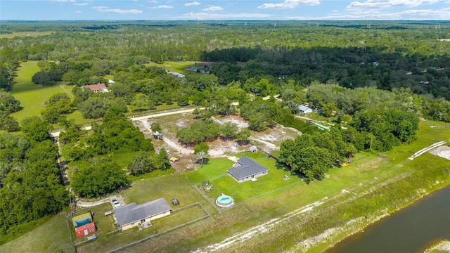 7435 N Nature Trl, Hernando, FL 34442 - aerial view of a forest and a large body of water