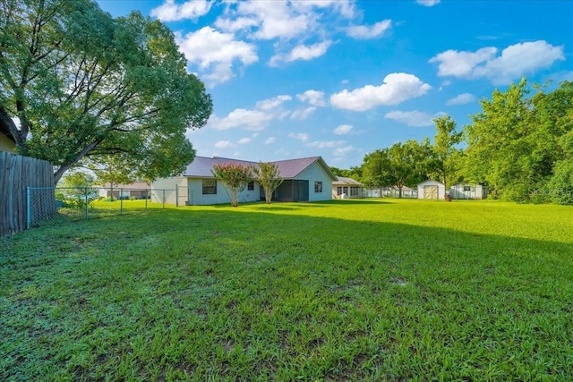 6142 SE 37th Ter, Ocala, FL 34480 - view of yard featuring a storage shed