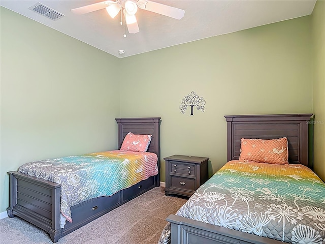 19424 SW 77th Loop, Dunnellon, FL 34432 - carpeted bedroom featuring ceiling fan and baseboards