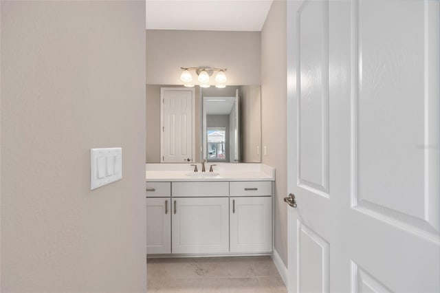 10026 SW 85th Place Rd, Ocala, FL 34481 - bathroom featuring vanity and tile patterned flooring