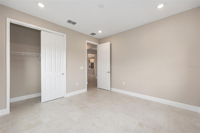 10026 SW 85th Place Rd, Ocala, FL 34481 - unfurnished bedroom with recessed lighting and a closet