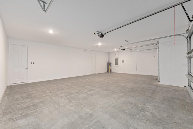 10026 SW 85th Place Rd, Ocala, FL 34481 - garage featuring a garage door opener and water heater