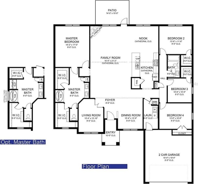 1782 W Mesa Verde Dr, Beverly Hills, FL 34465 - view of floor plan / room layout