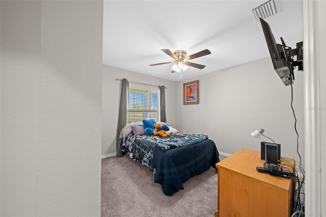 11330 SW 61st Cir, Ocala, FL 34476 - bedroom featuring light colored carpet and a ceiling fan