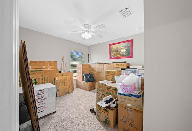11330 SW 61st Cir, Ocala, FL 34476 - storage area featuring a ceiling fan