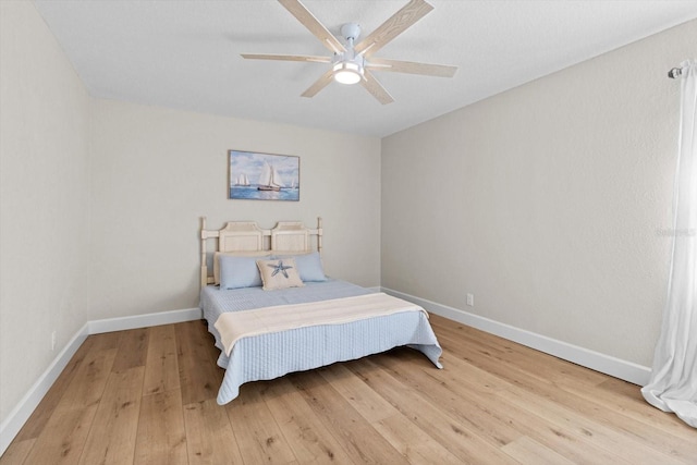 1860 NW 16th St, Crystal River, FL 34428 - bedroom featuring hardwood / wood-style flooring and a ceiling fan