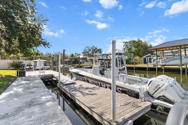 1860 NW 16th St, Crystal River, FL 34428 - dock featuring a water view