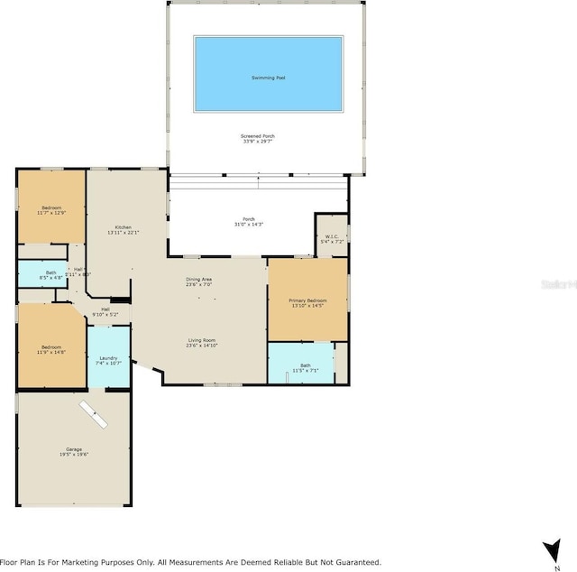 1860 NW 16th St, Crystal River, FL 34428 - view of room layout