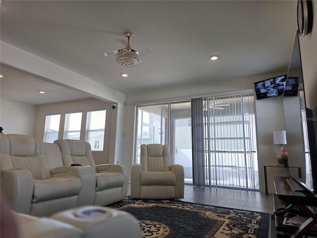 5962 SW 80th Ln, Ocala, FL 34476 - tiled living area with recessed lighting