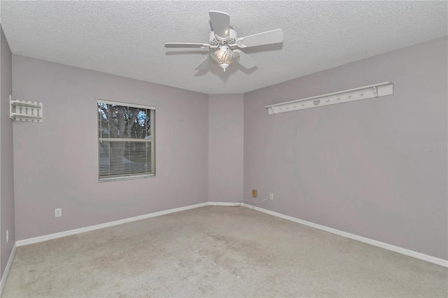 9069 SW 91st Cir, Ocala, FL 34481 - carpeted spare room with ceiling fan and a textured ceiling