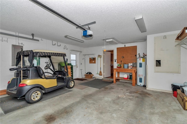 9069 SW 91st Cir, Ocala, FL 34481 - garage featuring a garage door opener and electric water heater
