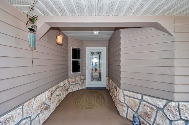 9069 SW 91st Cir, Ocala, FL 34481 - property entrance featuring stone siding