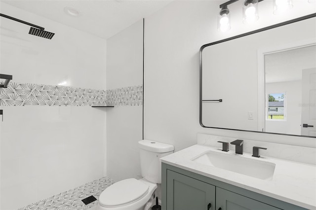 2817 Rheims Ave, Melbourne, FL 32935 - full bathroom featuring vanity and a tile shower