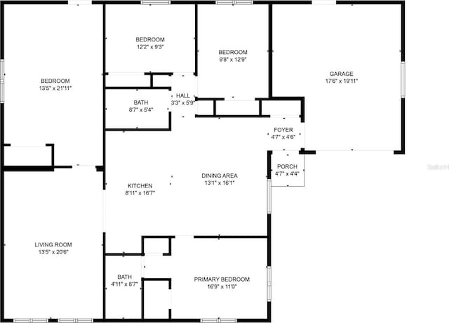 2817 Rheims Ave, Melbourne, FL 32935 - view of home floor plan