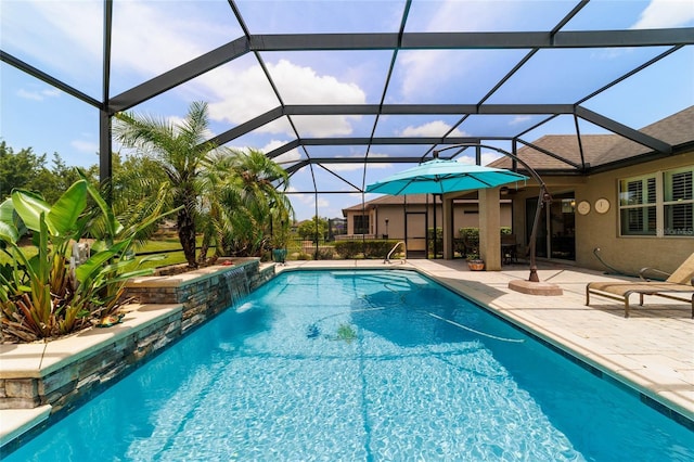 7814 SW 97th Cir, Ocala, FL 34481 - outdoor pool featuring a patio and a lanai