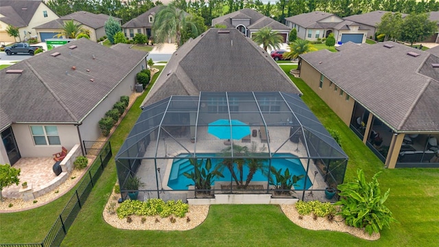 7814 SW 97th Cir, Ocala, FL 34481 - aerial view of residential area with a pool