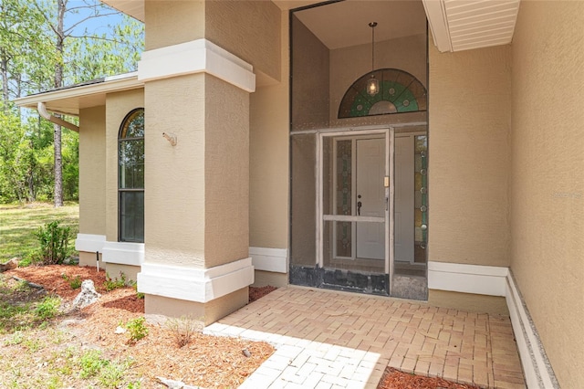 9180 SW 202nd Avenue Rd, Dunnellon, FL 34431 - view of exterior entry with stucco siding