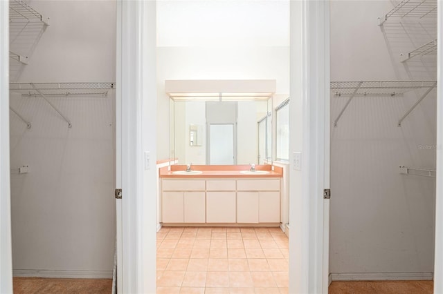 9180 SW 202nd Avenue Rd, Dunnellon, FL 34431 - bathroom with double vanity and a walk in closet