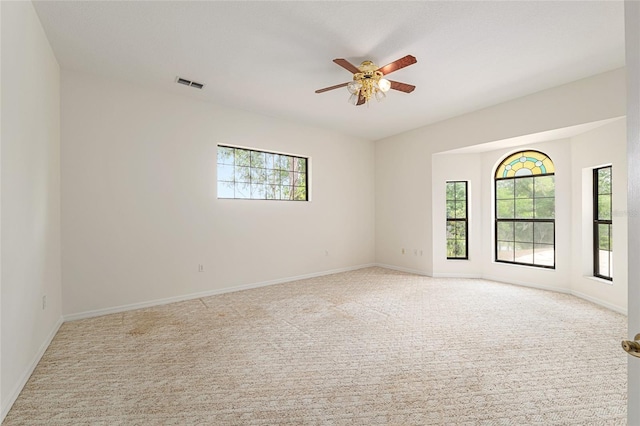 9180 SW 202nd Avenue Rd, Dunnellon, FL 34431 - unfurnished room with ceiling fan and carpet flooring