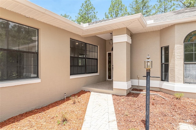 9180 SW 202nd Avenue Rd, Dunnellon, FL 34431 - entrance to property featuring stucco siding