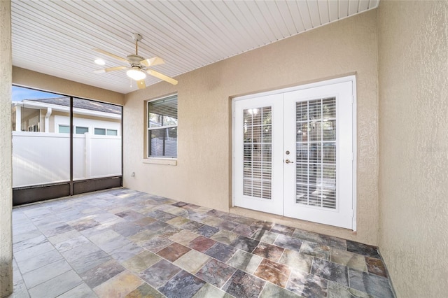 2127 NE 38th Ter, Ocala, FL 34470 - unfurnished sunroom with french doors