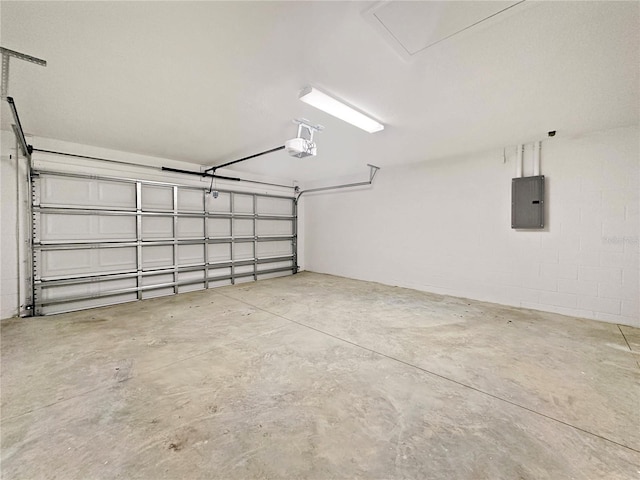 3679 E Bernice St, Inverness, FL 34453 - garage with electric panel and a garage door opener