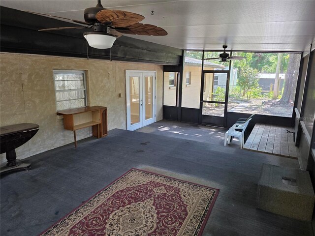 315 NE 2nd Ave, Williston, FL 32696 - sunroom / solarium featuring french doors and plenty of natural light