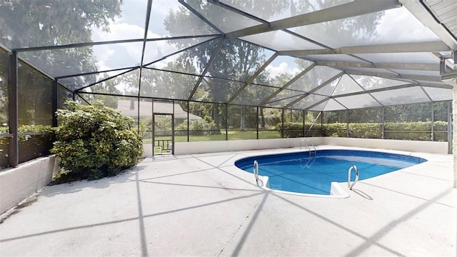 4121 SW 6th Ave, Ocala, FL 34471 - outdoor pool with a patio and a lanai