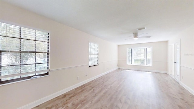 4121 SW 6th Ave, Ocala, FL 34471 - unfurnished room featuring light wood-type flooring and a ceiling fan