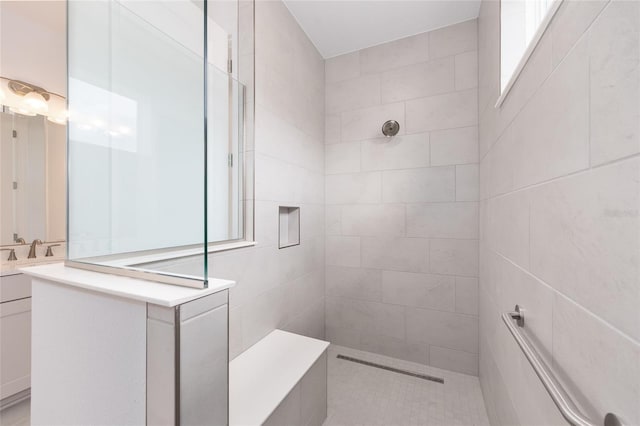 10032 SW 85th Place Rd, Ocala, FL 34481 - full bathroom with a walk in shower and vanity
