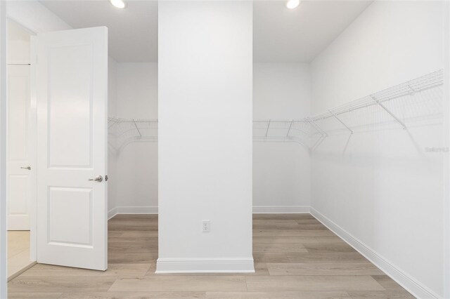 10032 SW 85th Place Rd, Ocala, FL 34481 - spacious closet with light wood finished floors