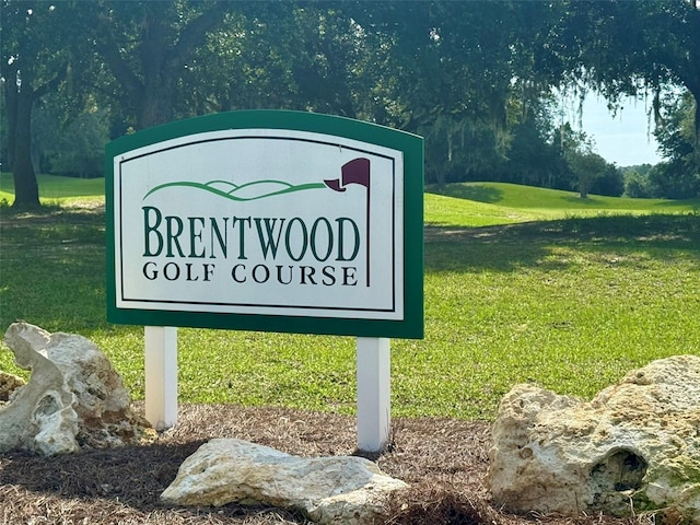 1824 W Zoe Ct, Lecanto, FL 34461 - community sign featuring a yard