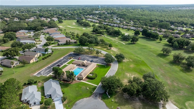 1824 W Zoe Ct, Lecanto, FL 34461 - aerial perspective of suburban area with a pool and a golf course