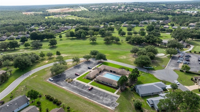 1824 W Zoe Ct, Lecanto, FL 34461 - bird's eye view of a pool and a golf course