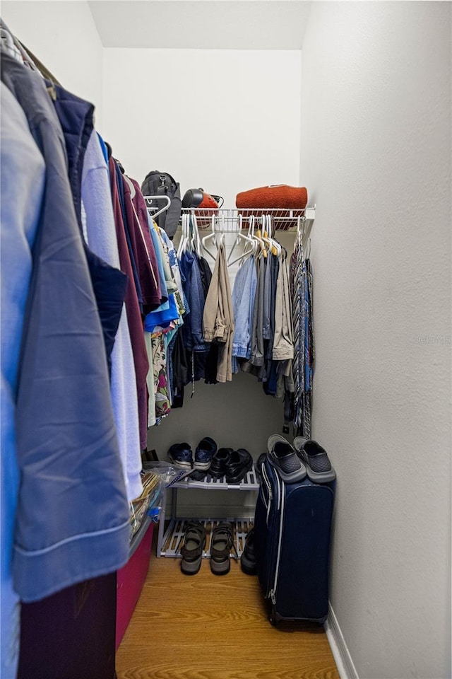 1824 W Zoe Ct, Lecanto, FL 34461 - spacious closet featuring wood finished floors