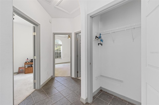 12320 SW 62nd Pl, Ocala, FL 34481 - mudroom with tile patterned flooring and ceiling fan