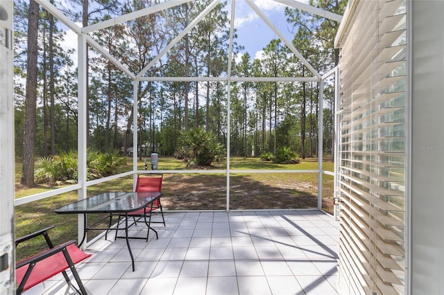 12320 SW 62nd Pl, Ocala, FL 34481 - view of unfurnished sunroom