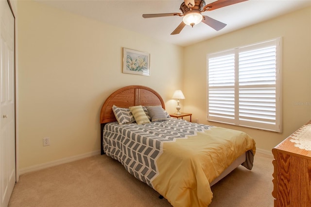 1768 SW 156th Ln, Ocala, FL 34473 - carpeted bedroom featuring baseboards and ceiling fan