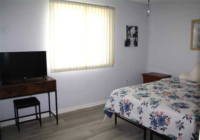 8650 SW 108th Pl, Ocala, FL 34481 - bedroom featuring wood finished floors and baseboards
